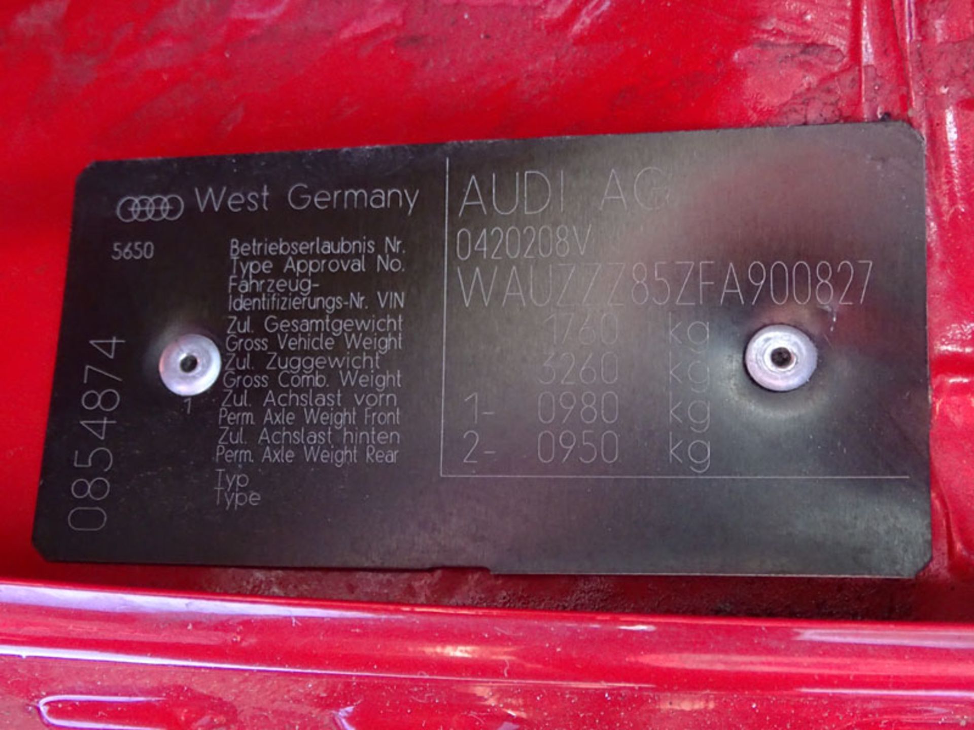 1985 Audi Quattro - Image 7 of 8