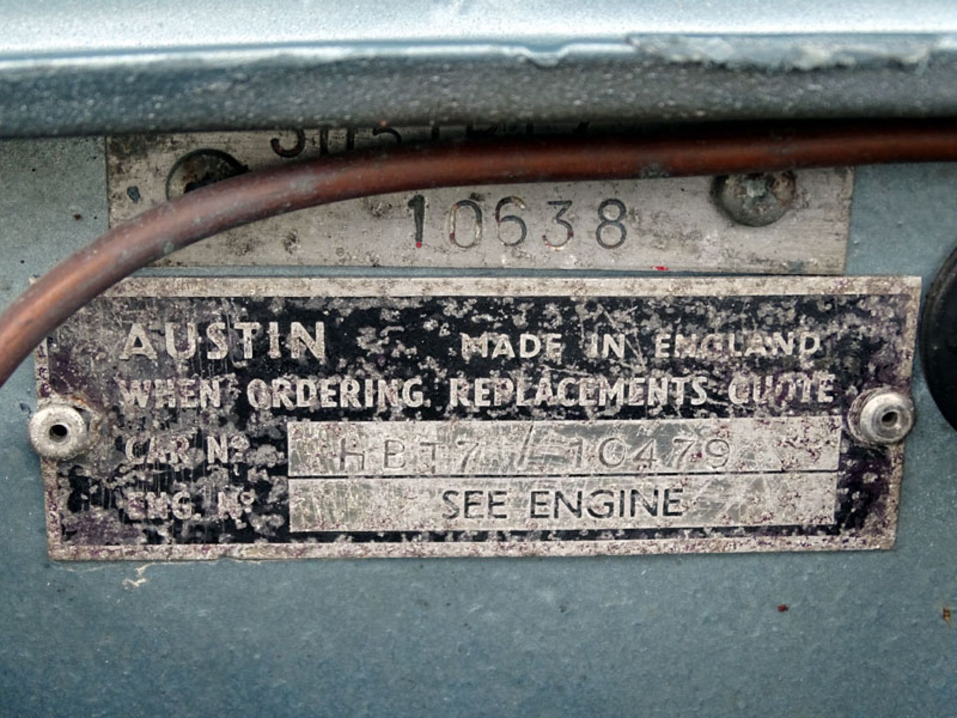 1960 Austin-Healey 3000 MKI - Image 7 of 9