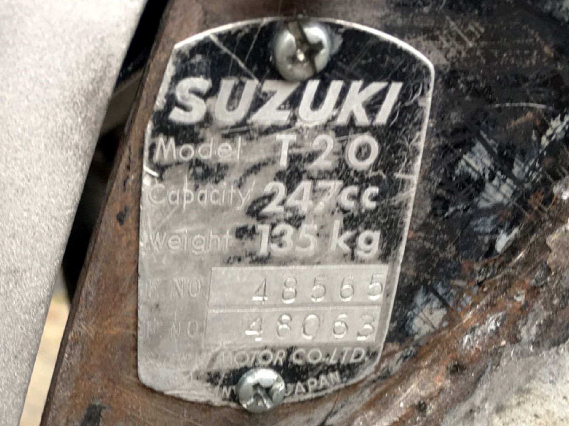 1968 Suzuki T20 - Image 3 of 5