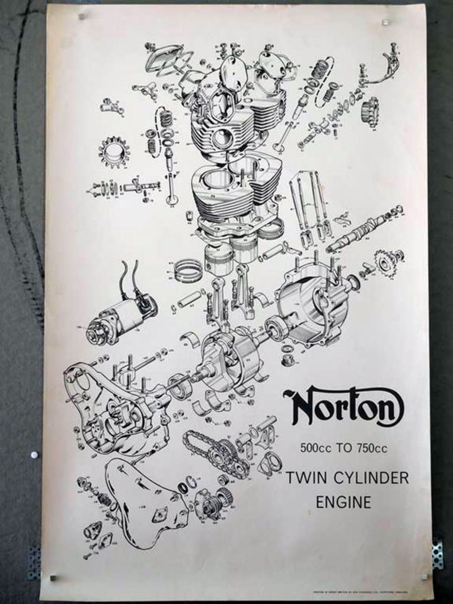 Norton Commando 750 Four-Part Poster / Brochure - Image 6 of 7