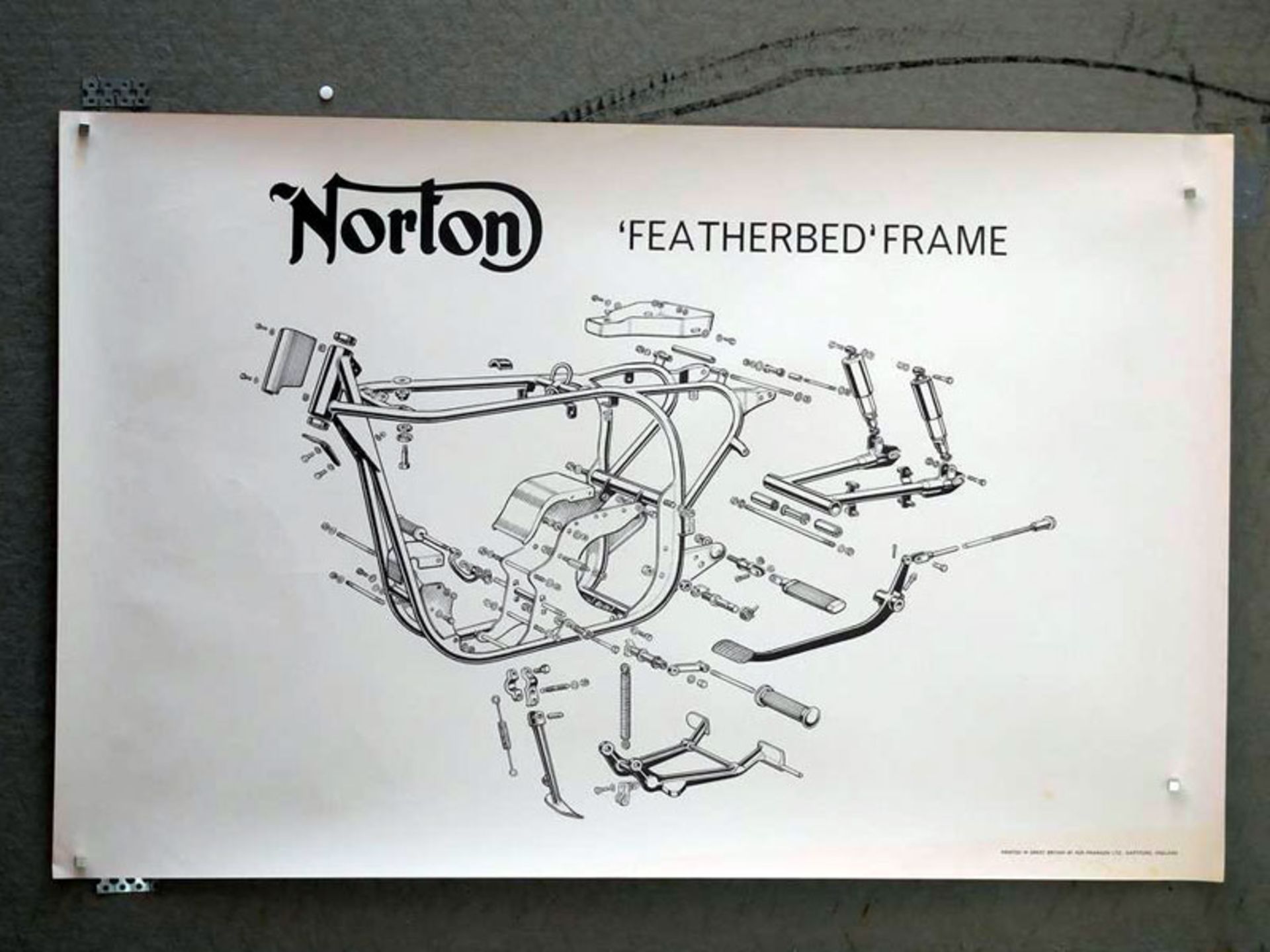 Norton Commando 750 Four-Part Poster / Brochure - Image 5 of 7