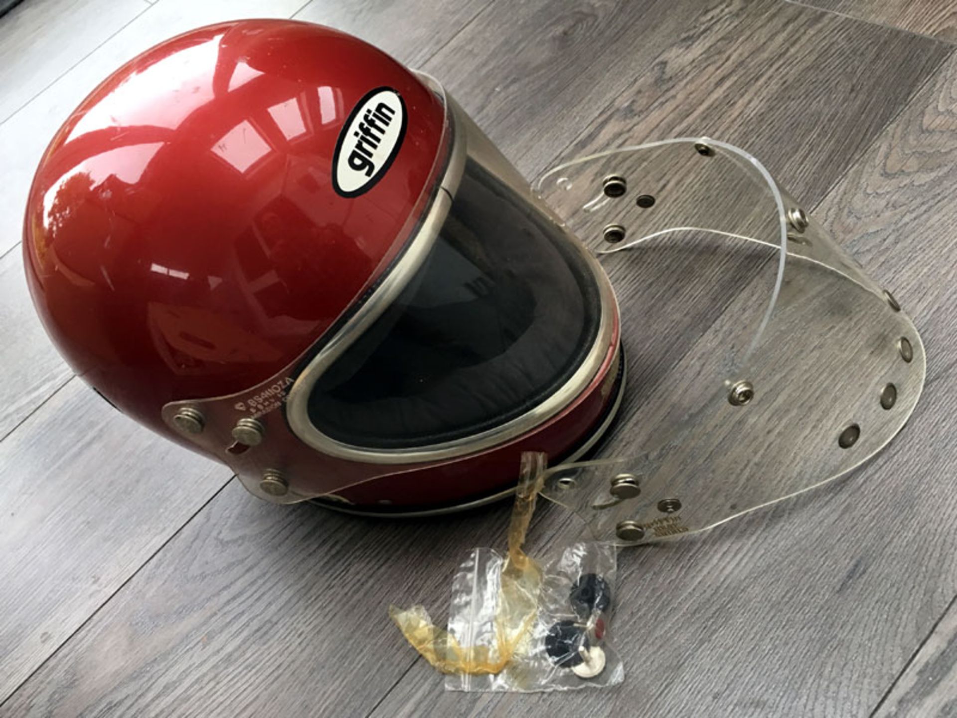 A Griffin Crash Helmet