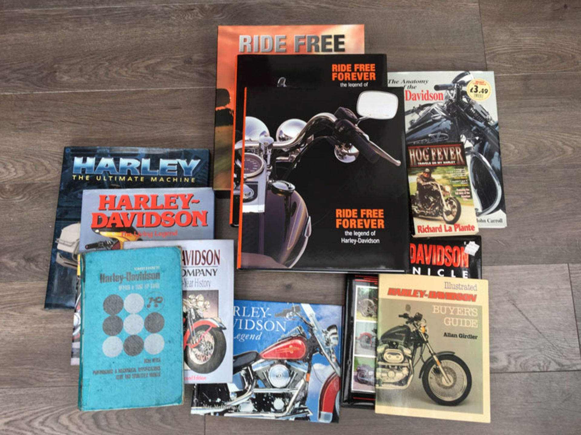 Selection of Harley Davidson Books