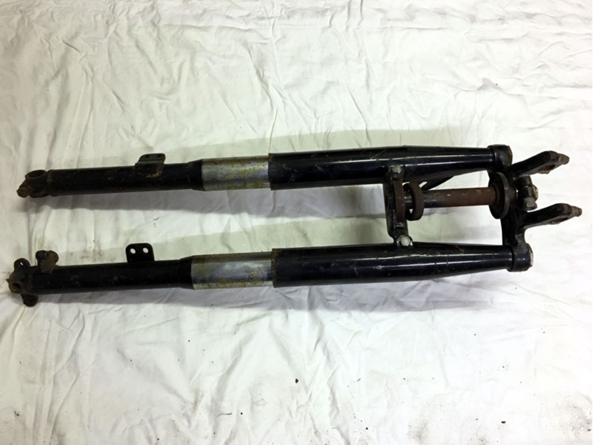 A Pair of Motorcycle Front Forks