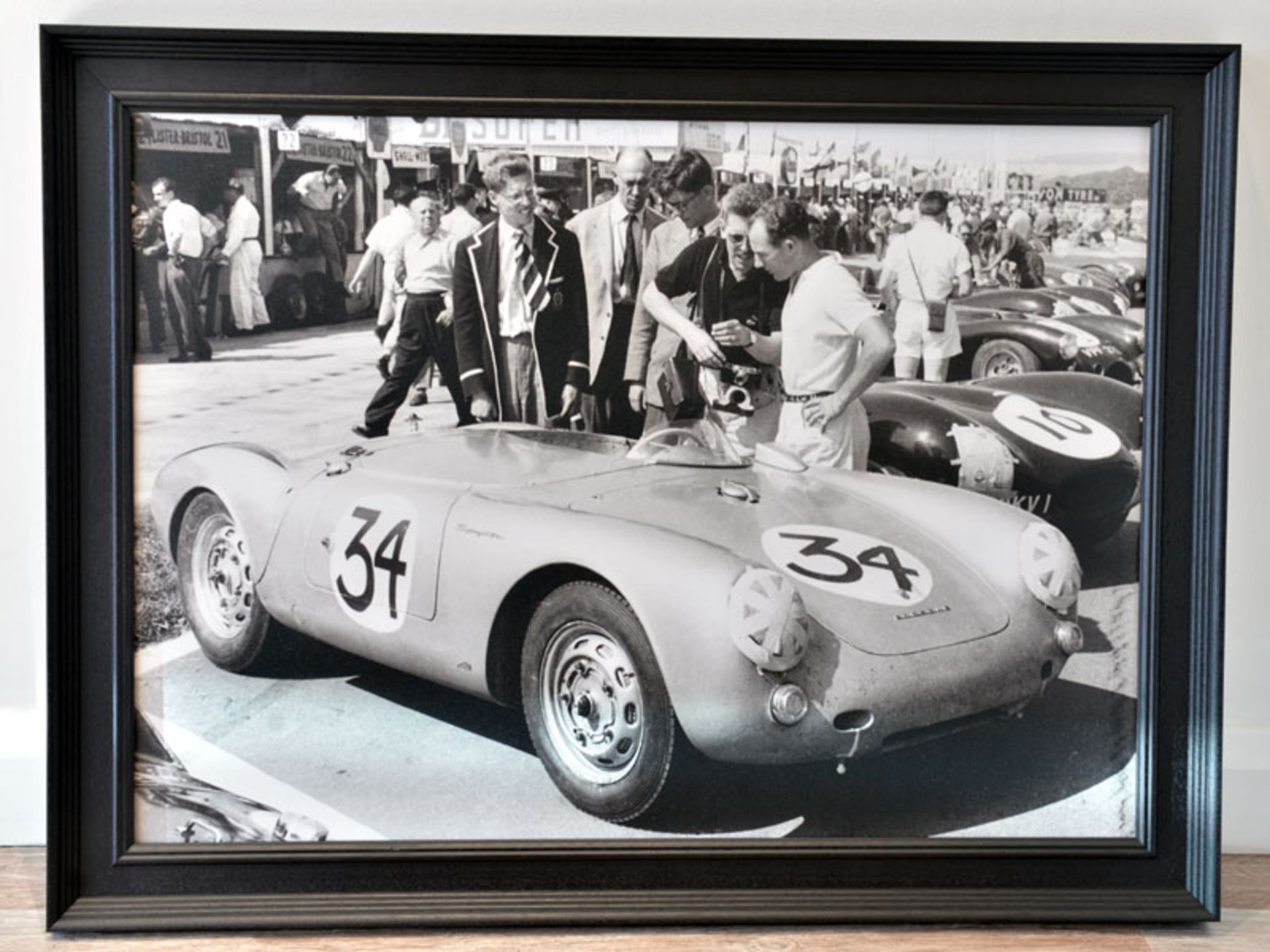 Stirling in the Paddock at Goodwood'