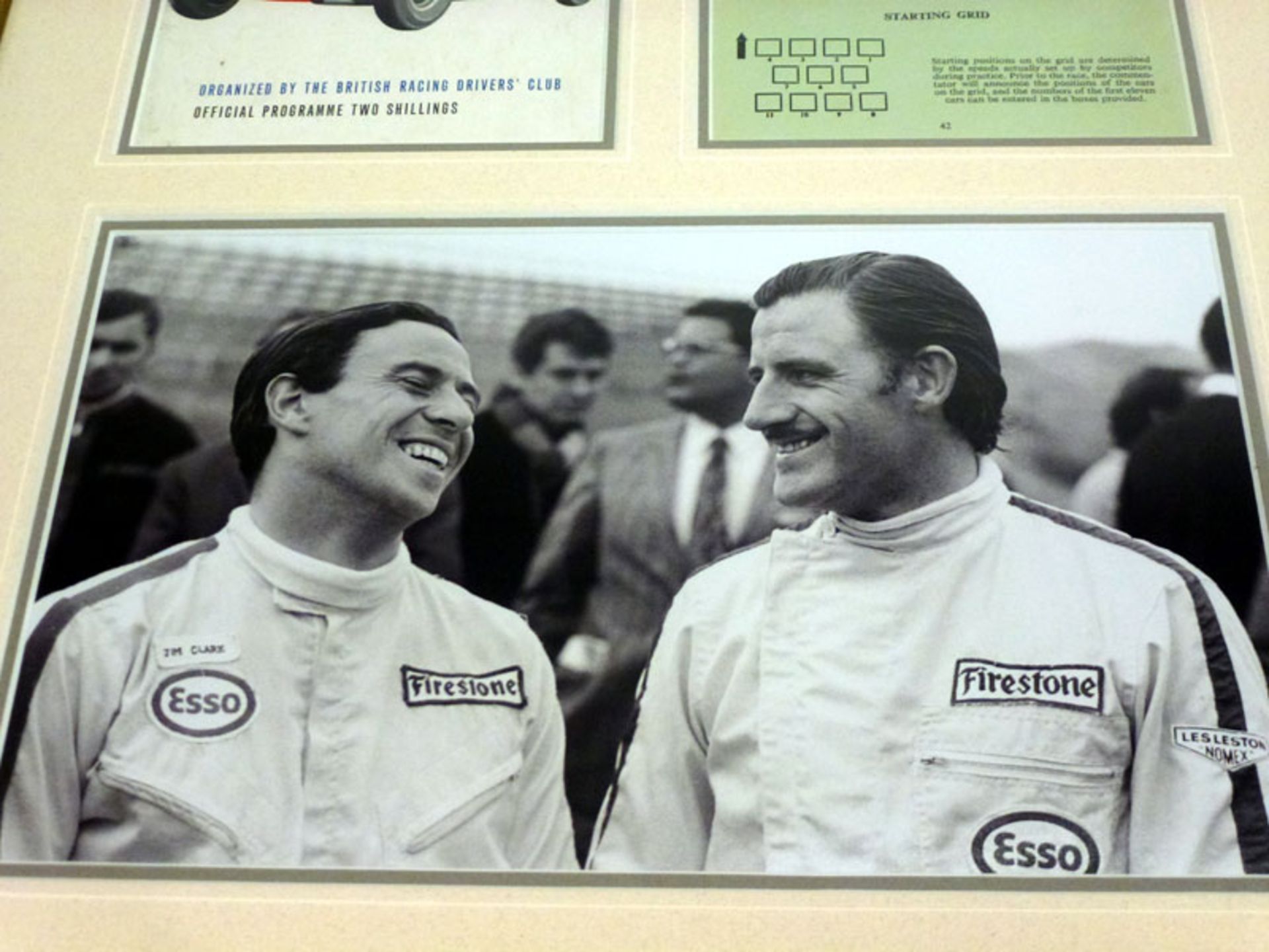 Jim Clark / Graham Hill Signed Presentation - Image 3 of 3