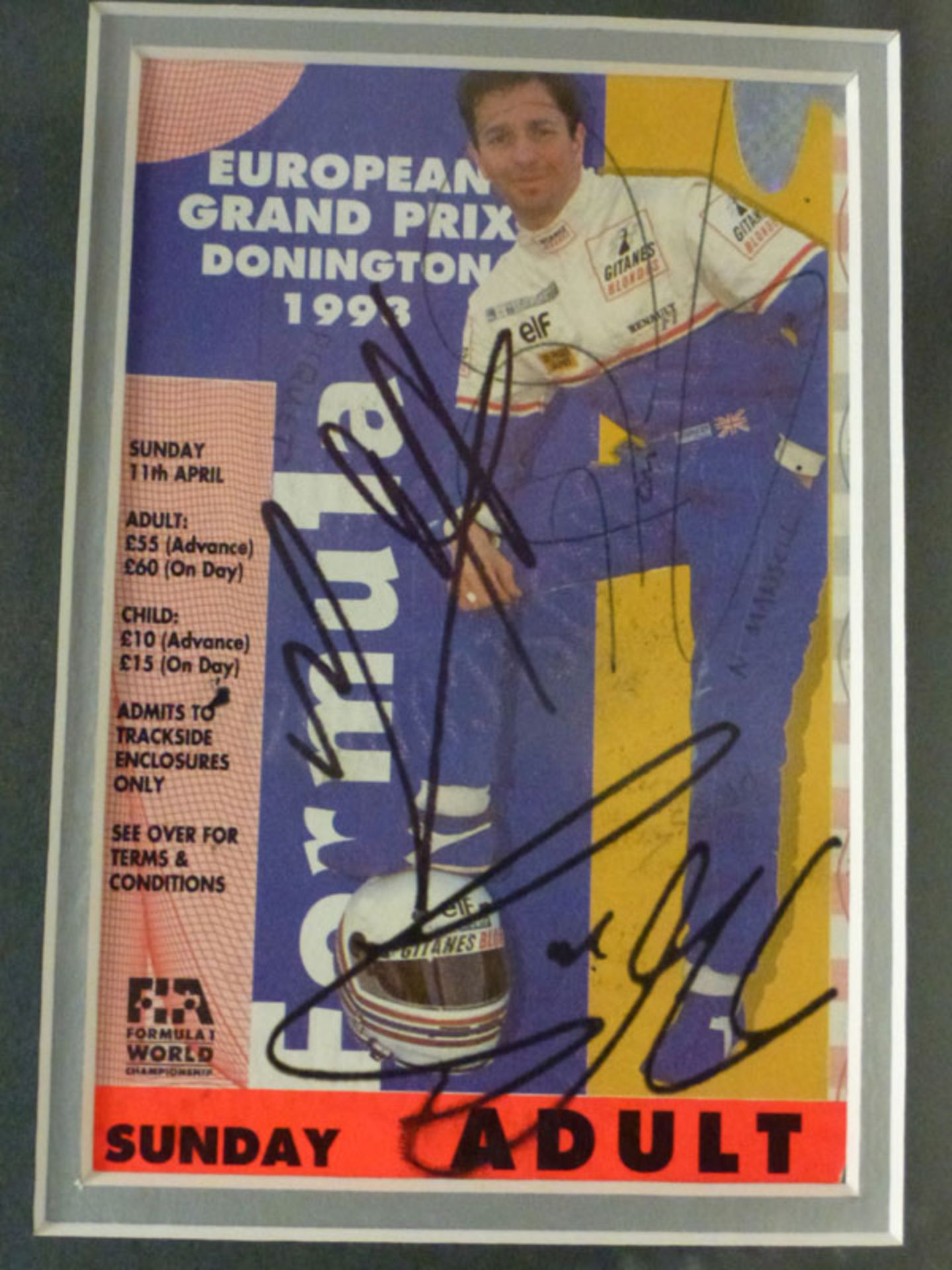 Senna, Prost, Mansell and Piquet Signed Presentation - Image 3 of 3