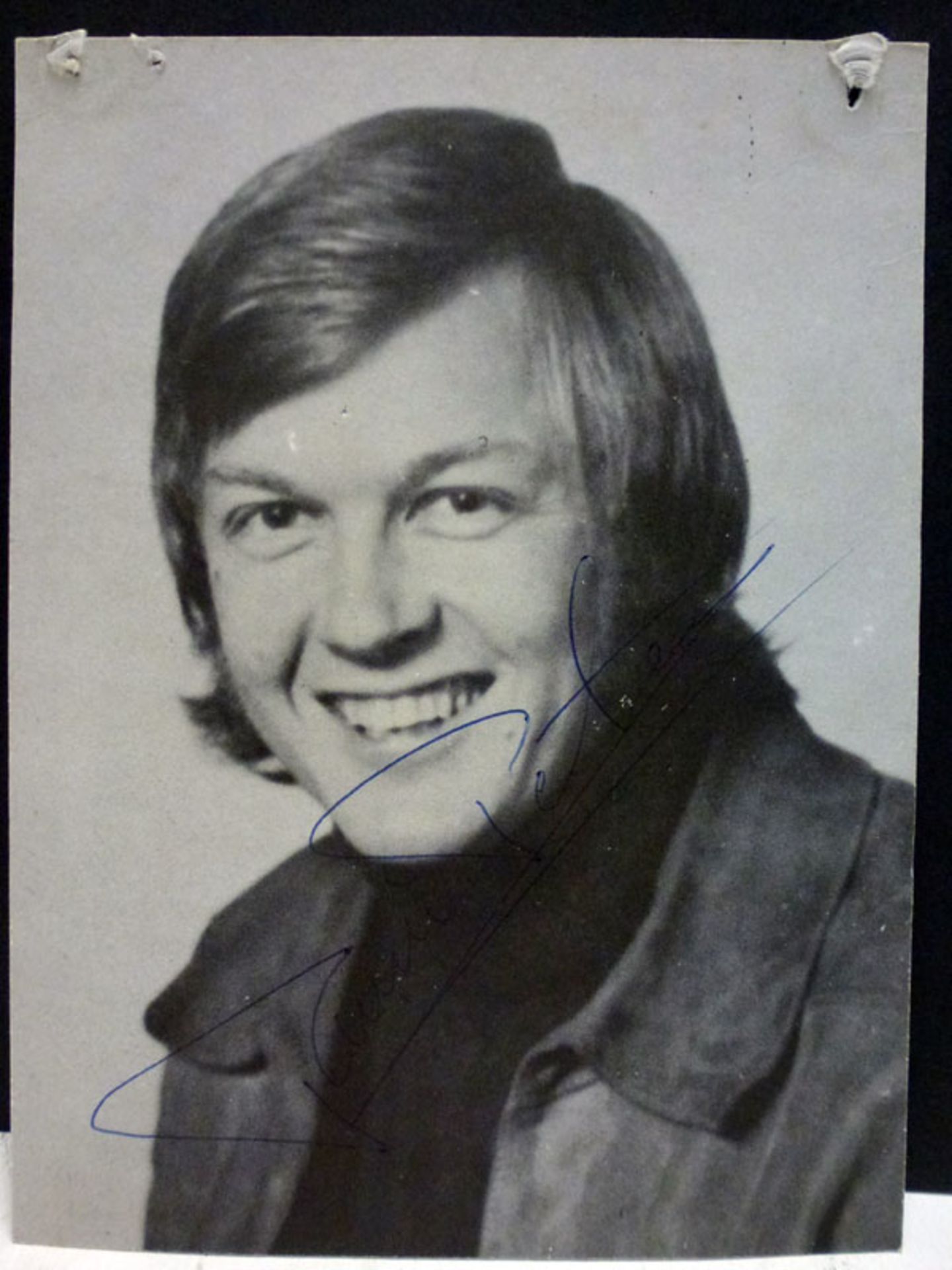 Ronnie Peterson / Ferrari Signed Publicity Card