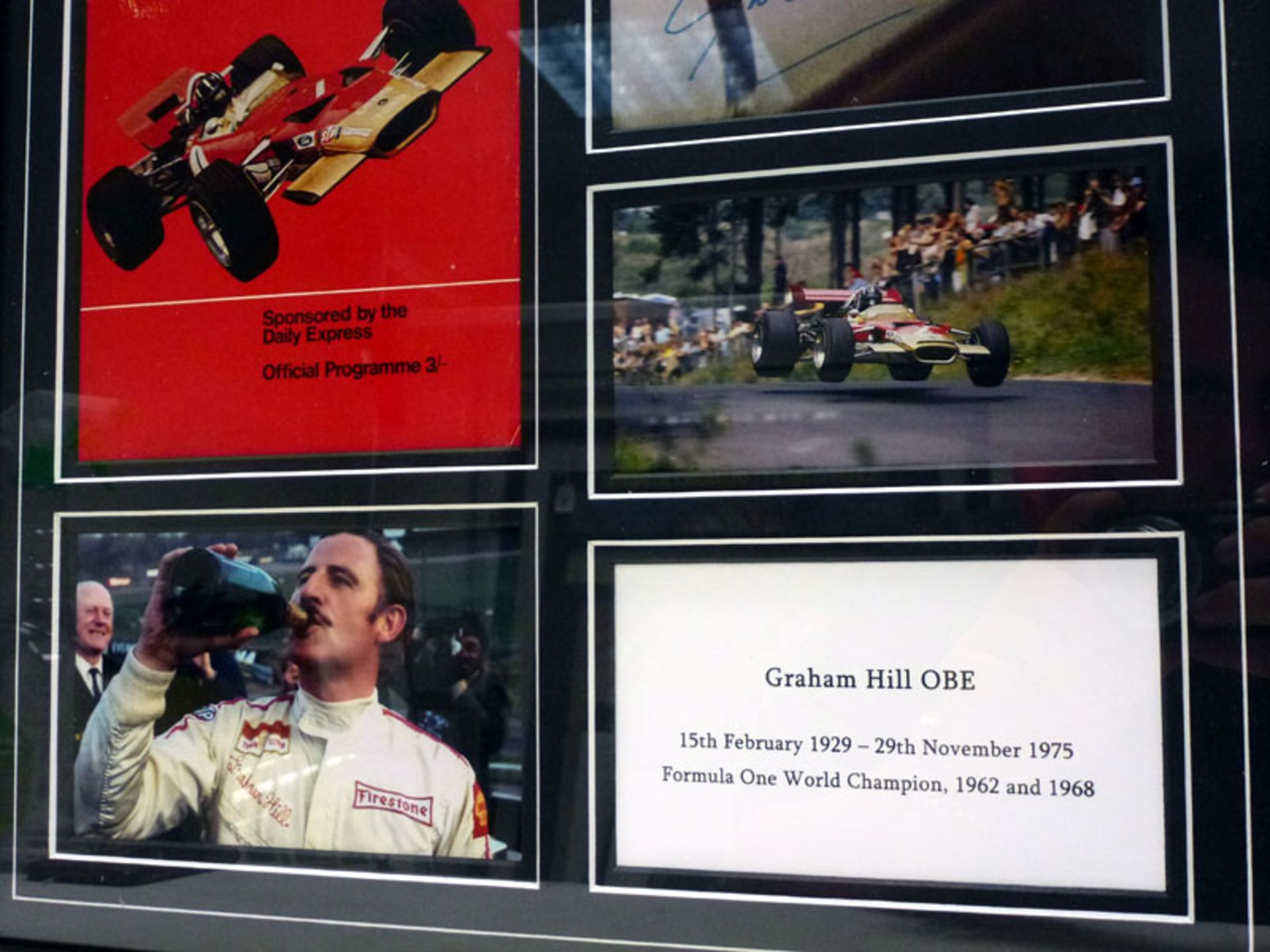 Graham Hill / Lotus 49B Signed Presentation - Image 2 of 3