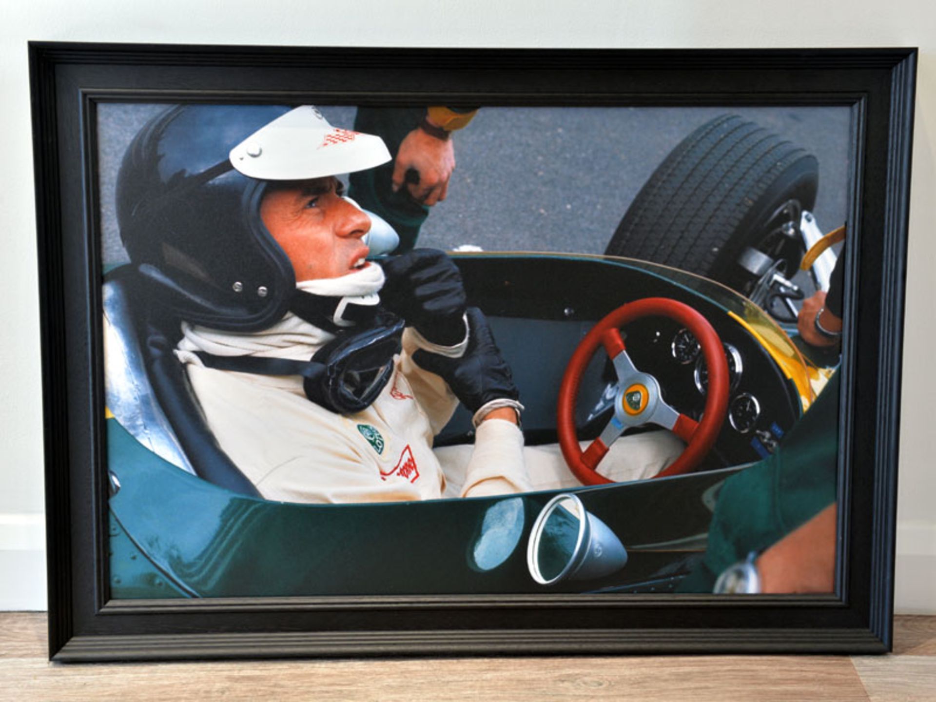Jim Clark in the Lotus 49'