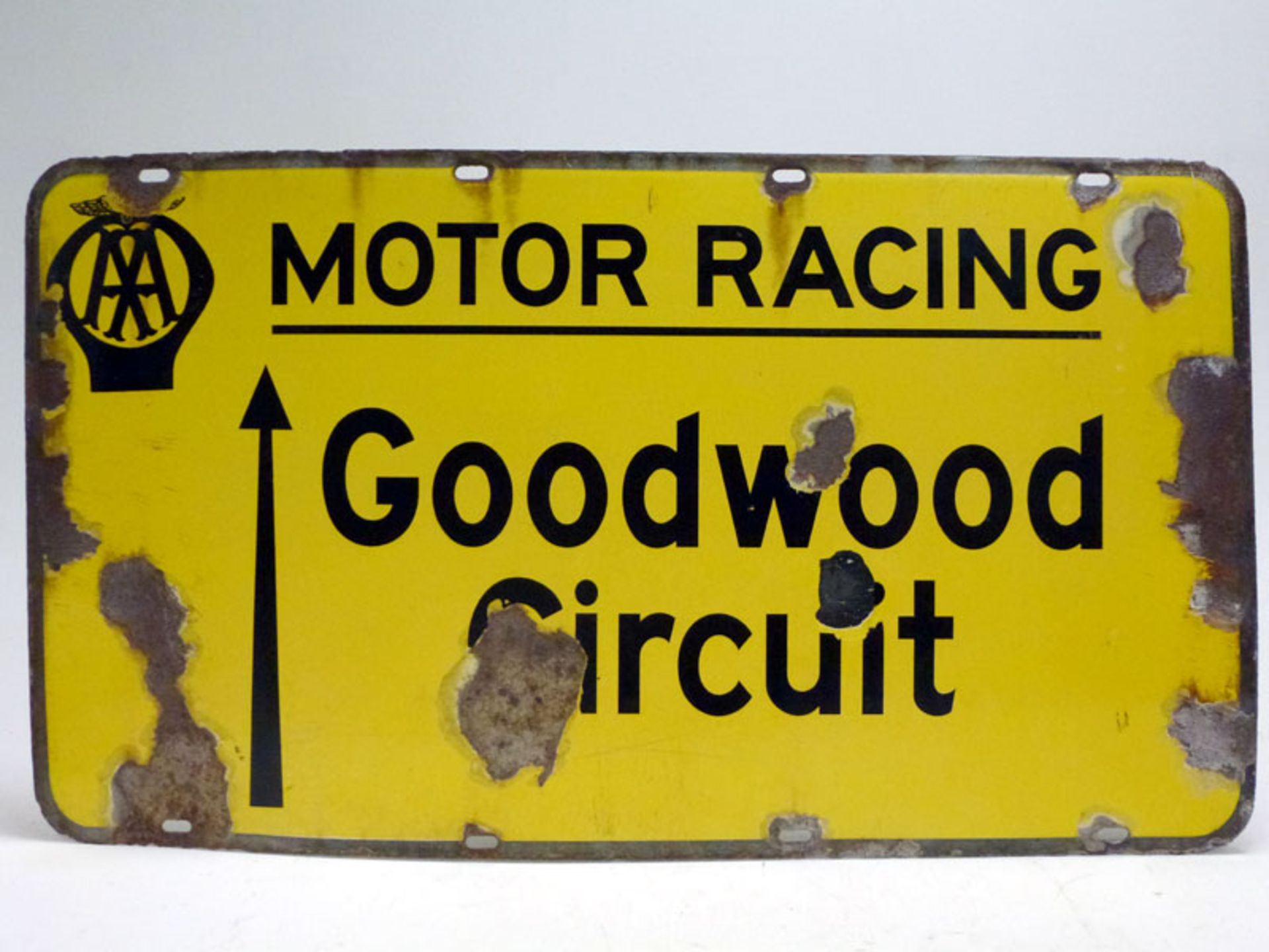 Goodwood Motor Circuit Enamel Sign