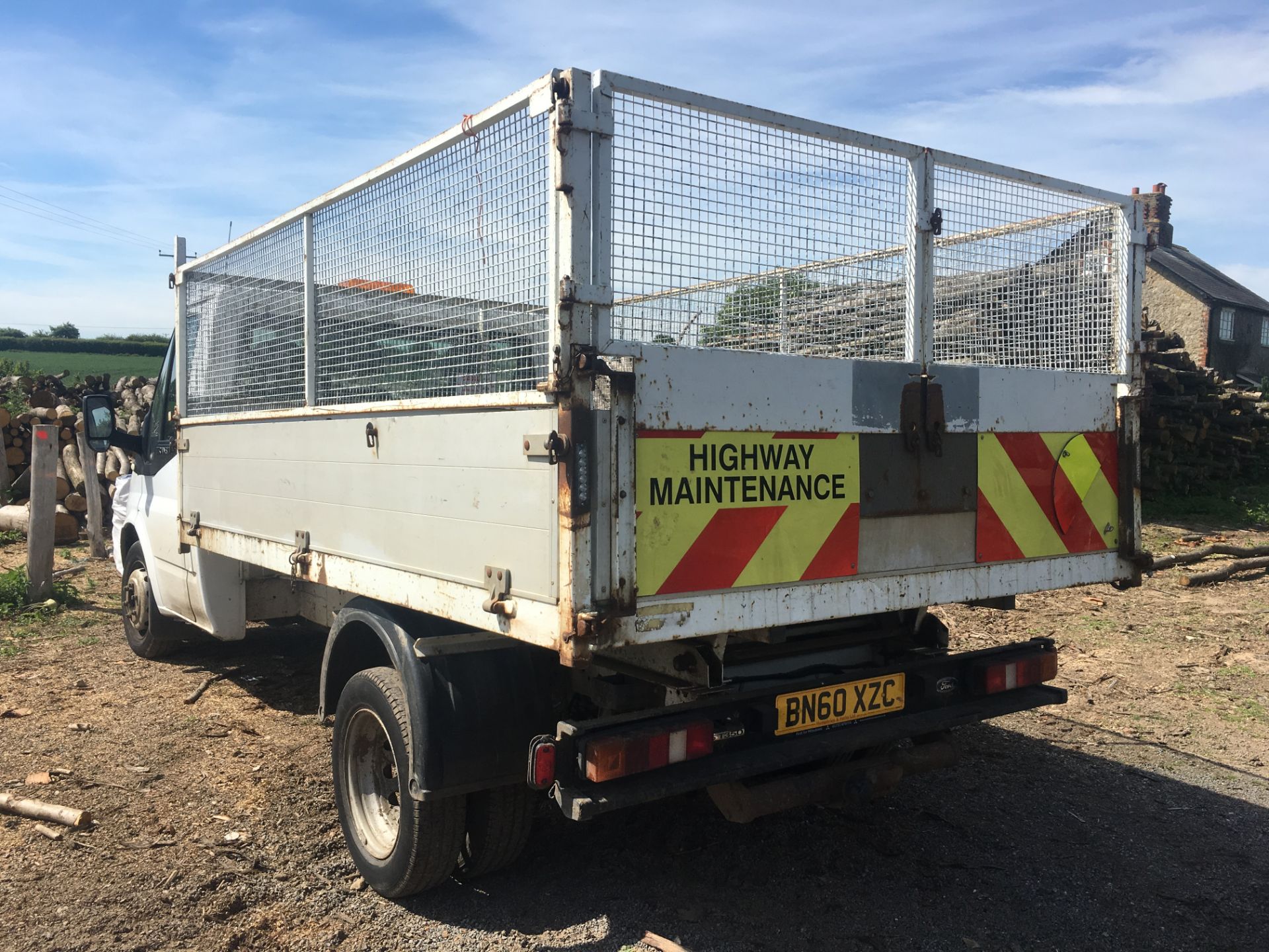 Ford Transit 115 T350 dropside tipper truck, Date of Registration: 29.10.2010, Registration No: BN60 - Image 2 of 4