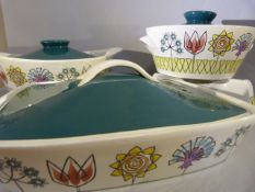 A T.G Green 'Fleur' pattern cooking set