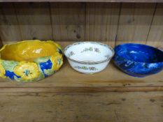 A Coalport bowl and two others