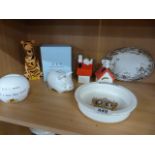 Two Royal Doulton Winnie the Pooh coin bank etc