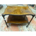 A Georgian mahogany Silver table