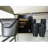 A Pair of Nikon Travelite V Zoom binoculars