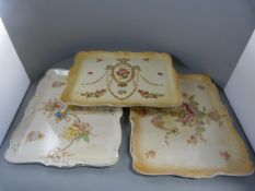 A quantity of Crown Devon ware to include platters, bowls and a pot