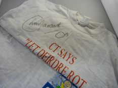 A Signed T-shirt by Chris Tarrant (Who wants to be a millionaire?)