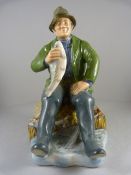 Royal Doulton figurine "A Good Catch" HN2258. This model was last produced in 1986 designed by