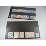A Mint set of Queen Elizabeth II high value stamps and a used set of Queen Elizabeth II high values,