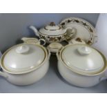 A Wade Tea service and two denby pots