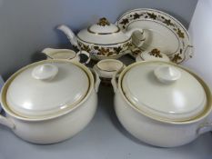 A Wade Tea service and two denby pots