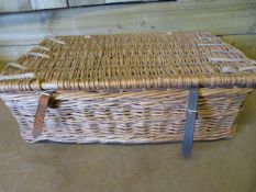 A Wicker Picnic Hamper