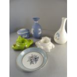 A small quantity of decorative china to include Honiton, Royal worcester and Wedgwood