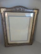 A Birmingham Hallmarked Silver photo frame A/F