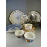 A quantity of collectible china to include Portmeirion, Spode etc