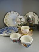 A quantity of collectible china to include Portmeirion, Spode etc