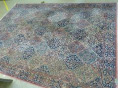 A Large pink ground rug