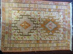 A small handwoven rug 100cm x 70cm