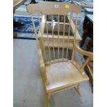 A Windsor style rocking chair