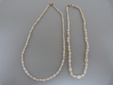 2 Freshwater Pearl necklaces