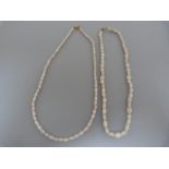 2 Freshwater Pearl necklaces