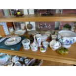 A quantity of china to include Prinknash, Mintons and Portmeirion etc