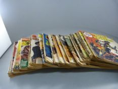 A quantity of Vintage Comics to include DC Comics of Superman, Batman, Hawkman and others etc