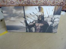 A Print on canvas from the film 300