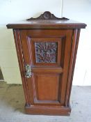 A Mahogany bedside cabinet