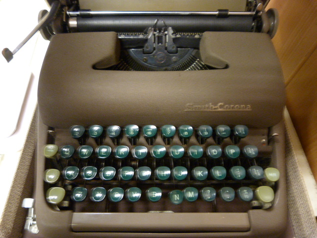 A Smith Corona Type Writer with original paper - Image 2 of 2