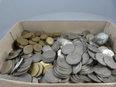 A quantity of English silver coins to include Shillings, Sixpences etc