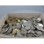 A quantity of English silver coins to include Shillings, Sixpences etc