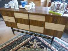 A Mid century two tone sideboard