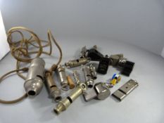 A quantity of various whistles to include Acme Thunderer, Girl Guides and Boy Scouts (19)