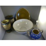 A quantity of decorative china to include - Copleand, Royal Doulton, Royal Worcester etc