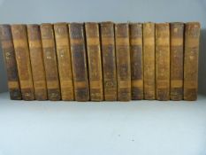 Eight Volumes of Parson's Select British Classics of the Spectator. Rubs to binding on all