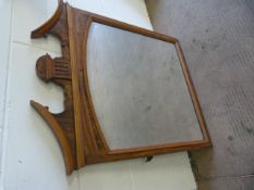 A Walnut mirror