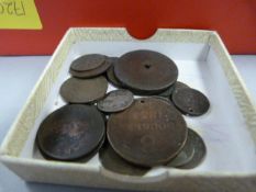 A Large quantity of copper coins -Penny's and others etc